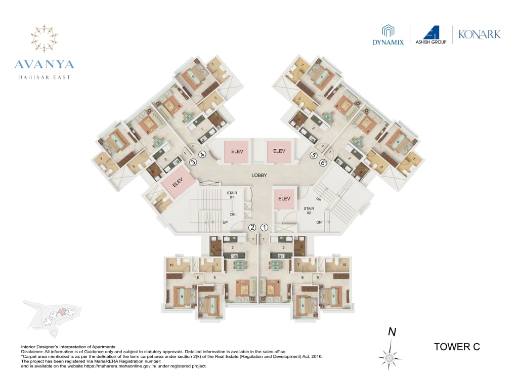 TYPICAL PLAN TOWER C