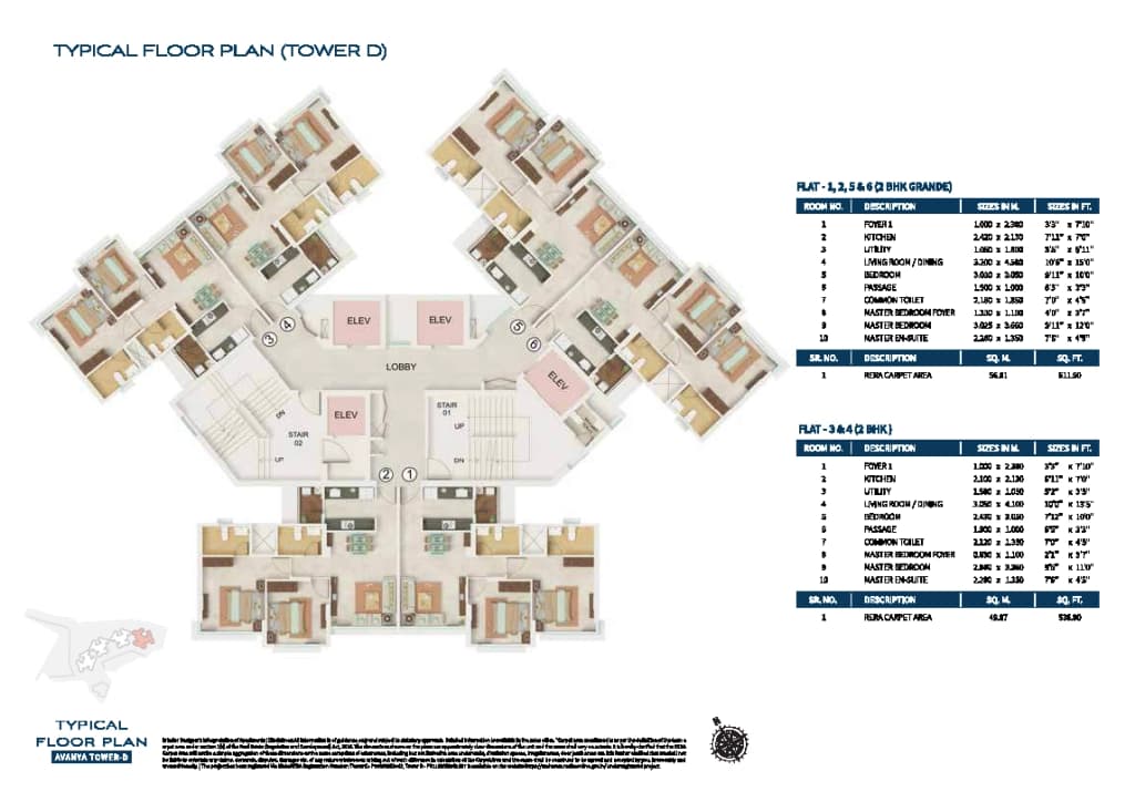 TYPICAL PLAN TOWER D